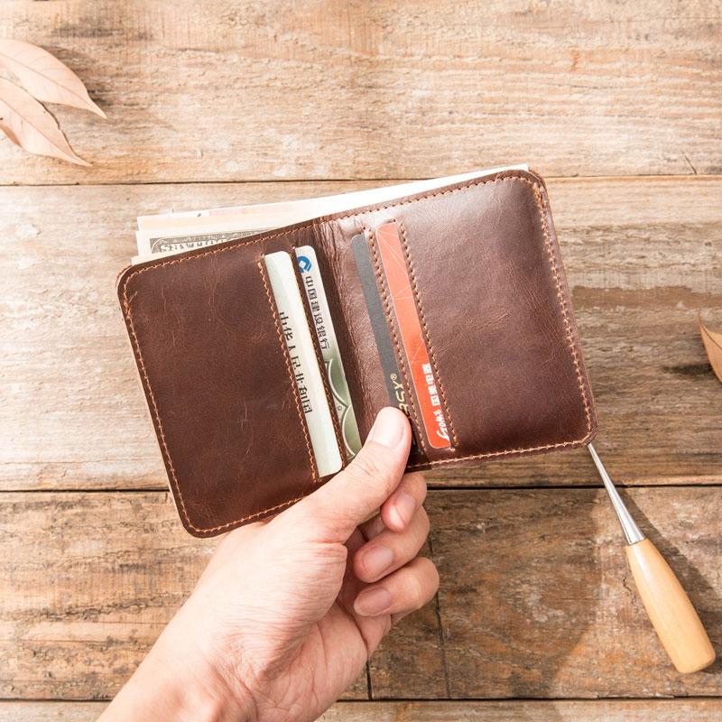 Men Bifold Small Wallet