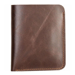 Cool Leather Mens Small Wallets Bifold billfold Wallet Slim Front Pocket Wallet for Men