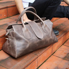 Cool Leather Mens Weekender Bag Travel Bags Shoulder Bags for men