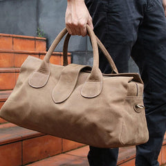 Cool Leather Mens Weekender Bag Travel Bags Shoulder Bags for men