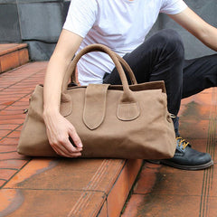 Cool Leather Mens Weekender Bag Travel Bags Shoulder Bags for men