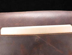 Cool Leather Messenger Bag Side Bag Vintage Shoulder Bag For Men