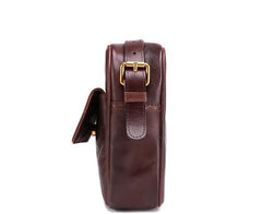 Cool Leather Small Side Bag Messenger Bag Small Shoulder Bags For Men