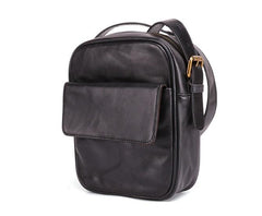 Cool Leather Small Side Bag Messenger Bag Small Shoulder Bags For Men
