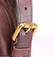 Cool Leather Small Side Bag Messenger Bag Small Shoulder Bags For Men