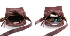 Cool Leather Small Side Bag Messenger Bag Small Shoulder Bags For Men