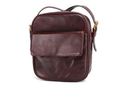 Cool Leather Small Side Bag Messenger Bag Small Shoulder Bags For Men