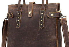 Cool Men Vintage Leather Handbag Tote Shoulder bag Cross Body For Men