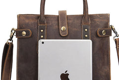 Cool Men Vintage Leather Handbag Tote Shoulder bag Cross Body For Men