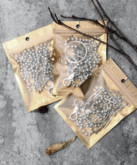 Stylish Men's Womens Double Beaded Stainless Steel Pants Chain Biker Wallet Chain For Men