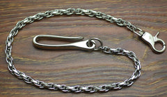 Cool Men's Handmade Stainless Steel Long Biker Wallet Chain Pants Chain Wallet Chain For Men