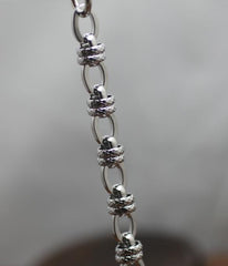 Cool Men's Handmade Stainless Steel Silver Biker Wallet Chain Pants Chain For Men