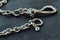 Cool Men's Stainless Steel Silver Pants Chain Biker Wallet Chain Key Chain Belt Chain For Men
