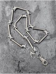 Cool Men's Rock Puck Long Stainless Steel Pants Chain Biker Wallet Chain For Men