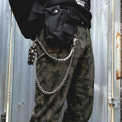 Fashion Men's Women's Silver Bike Chain Long Biker Wallet Chain Pants Chain For Men