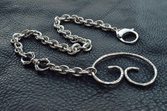 Cool Men's Women's Stainless Steel 18'' Sliver Wallet Chain Pants Chain jeans chain jean chain For Men