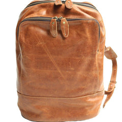 Cool Mens Leather Backpack Travel Backpack Laptop Backpack for men