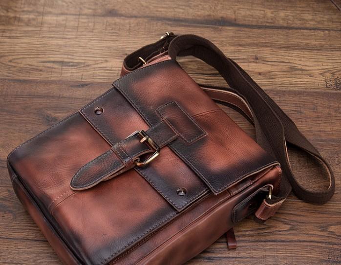 Mens vintage leather bag online