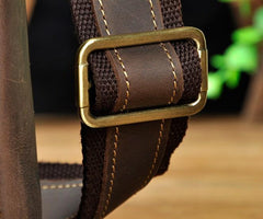 Cool Retro Leather Mens Tablet Messenger Bag Small Side Bag Messenger Bag For Men