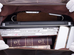 Cool Vintage Coffee Black Leather Mens Overnight Bags Travel Bags Weekender Bags For Men