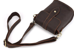Cool Vintage Brown Leather Mens Tablet Messenger Bag Small Side Bag Messenger Bags For Men