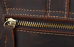 Cool Vintage Brown Leather Mens Tablet Messenger Bag Small Side Bag Messenger Bags For Men