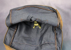 Cool Vintage Mens Leather School Backpack Satchel Backpack Leather Travel Backpack for Men
