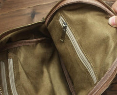 Cool and Retro Khaki Brown Mens Backpacks Vintage School Backpack Travel Backpack Bags for Men
