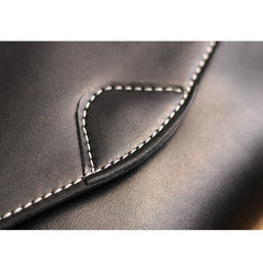 Cute White LEATHER Flip Side Bag Handmade WOMEN Envelope Crossbody BAG Purse FOR WOMEN