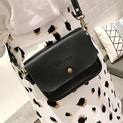 Cute Brown LEATHER Flip Side Bag Handmade WOMEN Phone Crossbody BAG Purse FOR WOMEN