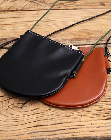 Cute LEATHER Side Bag Tassel Saddle WOMEN SHOULDER BAG Slim With Tassel Crossbody Pouch FOR WOMEN