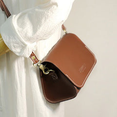 Cute Black LEATHER Small Side Bag Handmade WOMEN Crossbody BAG Phone Purse FOR WOMEN