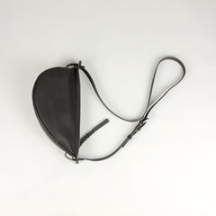 Cute Blue Leather Womens Sling Bag Shoulder Bag Crossbody Saddle Bag for Women