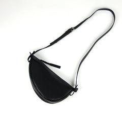 Cute Blue Leather Womens Sling Bag Shoulder Bag Crossbody Saddle Bag for Women