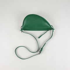 Cute Green Leather Womens Sling Bag Shoulder Bag Crossbody Saddle Bag for Women