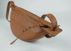 Cute Green Leather Womens Sling Bag Shoulder Bag Crossbody Saddle Bag for Women