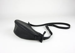 Cute Blue Leather Womens Sling Bag Shoulder Bag Crossbody Saddle Bag for Women