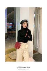 Cute Brown LEATHER Around Side Bag Handmade WOMEN Circle Crossbody BAG Phone Purse FOR WOMEN