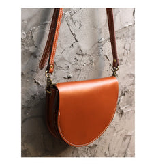 Cute White LEATHER Saddle SHOULDER Bag WOMEN Small Saddle Crossbody Purse FOR WOMEN