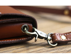 Cute White LEATHER Saddle SHOULDER Bag WOMEN Small Saddle Crossbody Purse FOR WOMEN