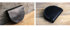 Cute Coffee LEATHER Saddle SHOULDER Bag WOMEN Small Saddle Crossbody Purse FOR WOMEN