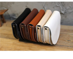 Cute White LEATHER Saddle SHOULDER Bag WOMEN Small Saddle Crossbody Purse FOR WOMEN