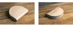 Cute Coffee LEATHER Saddle SHOULDER Bag WOMEN Small Saddle Crossbody Purse FOR WOMEN