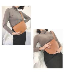 Cute White LEATHER Saddle SHOULDER Bag WOMEN Small Saddle Crossbody Purse FOR WOMEN