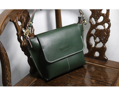 Cute Coffee LEATHER Side Bag Handmade WOMEN Coffee Crossbody BAG Phone Purse FOR WOMEN