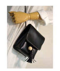 Cute Red LEATHER Small Side Bag Handmade WOMEN Phone Crossbody BAG Purse FOR WOMEN