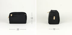 Cute Coffee NYLON Womens Toiletry Shoulder Bag Travel Toiletry Organizer Clutch for Women