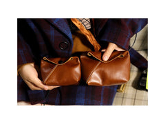 Cute LEATHER Mini Side Bag Green Handmade WOMEN Crossbody BAG Phone Purse FOR WOMEN