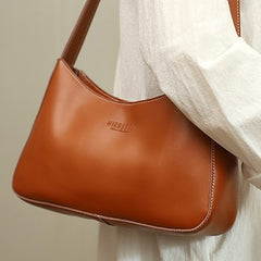 Cute LEATHER Side Bag Camel WOMEN SHOULDER BAG Crocodile Pattern Handbag Purse FOR WOMEN