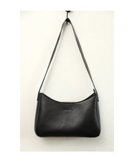 Cute LEATHER Side Bag Black WOMEN SHOULDER BAG Handbag Purse FOR WOMEN